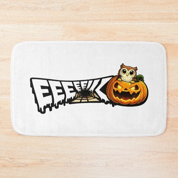 Item preview, Cute Halloween Owl Sticker | EEEK Pumpkin Owl | Funny Spooky Season Gift designed and sold by Gremlin Hours.