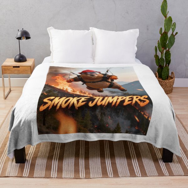 Item preview, Beaver Smoke Jumpers Print designed and sold by Lichentroupe63.