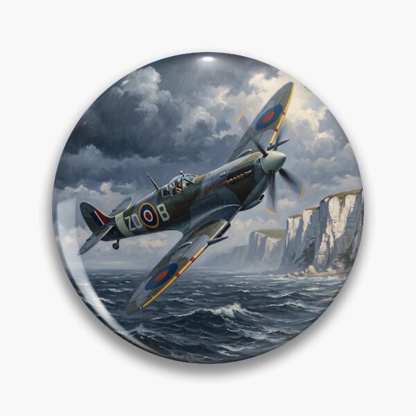 Item preview, Supermarine Spitfire over the White Cliffs of Dover II designed and sold by Yaremchuk.