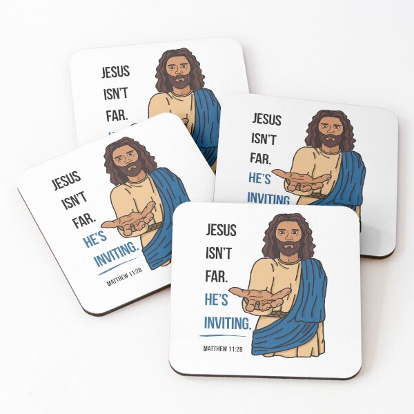 Item preview, Jesus Isn't Far He's Inviting - Faith T-Shirt designed and sold by TheUnraveled.