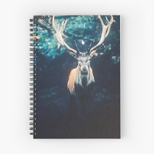 Item preview, Dark Forest Red Deer Stag Portrait designed and sold by silviama9.