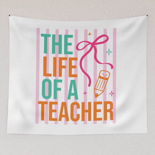 Item preview, The Life Of A Teacher Funny School Appreciation Design designed and sold by LASTIQUE-dd.