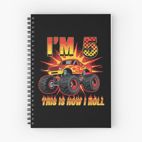 Item preview, I'm 5 This Is How I Roll Monster Truck 5th Birthday Boy designed and sold by PopStars1993.