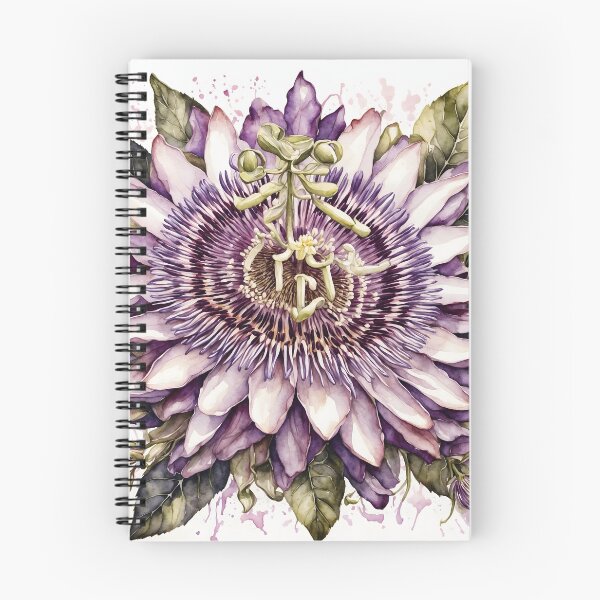 Item preview, Passionflower Watercolor Painting designed and sold by RawNaturePrints.