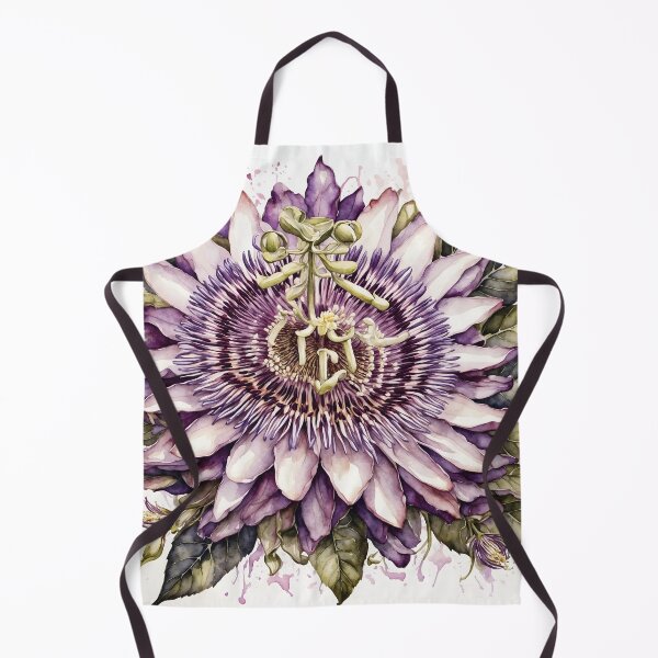Item preview, Passionflower Watercolor Painting designed and sold by RawNaturePrints.
