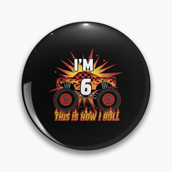 Item preview, I'm 6 This Is How I Roll Monster Truck 6th Birthday Six Year Old Boy designed and sold by PopStars1993.