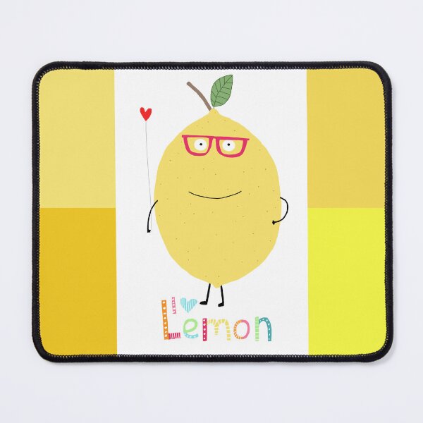 Item preview, Funny Lemon With Glasses Holding A Heart By Artist Carla Daly designed and sold by Carla Daly.