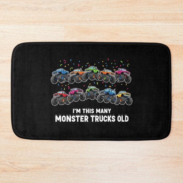 Item preview, I'm This Many Monster Trucks Old Ninth Birthday Monster Truck Nine Years Old Kids designed and sold by PopStars1993.