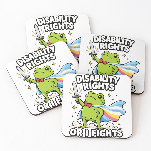 Item preview, I Will Fight Until Disability Rights Funny Frog Meme designed and sold by MaskedTarget.