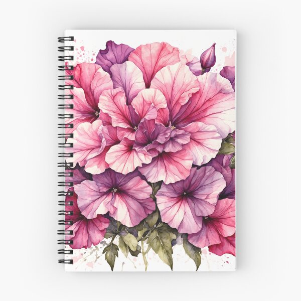 Item preview, Petunia Flower Watercolor Painting designed and sold by RawNaturePrints.