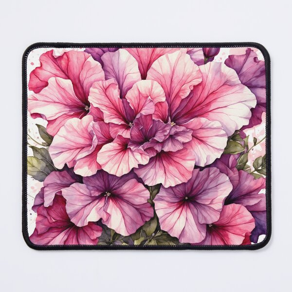 Item preview, Petunia Flower Watercolor Painting designed and sold by RawNaturePrints.