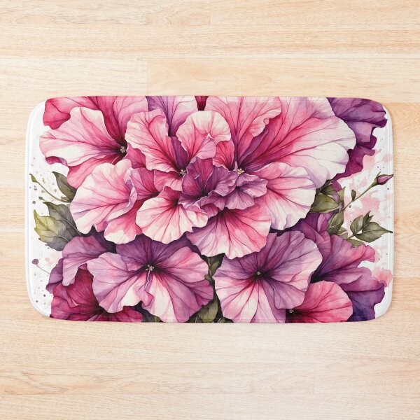 Item preview, Petunia Flower Watercolor Painting designed and sold by RawNaturePrints.