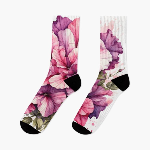 Item preview, Petunia Flower Watercolor Painting designed and sold by RawNaturePrints.