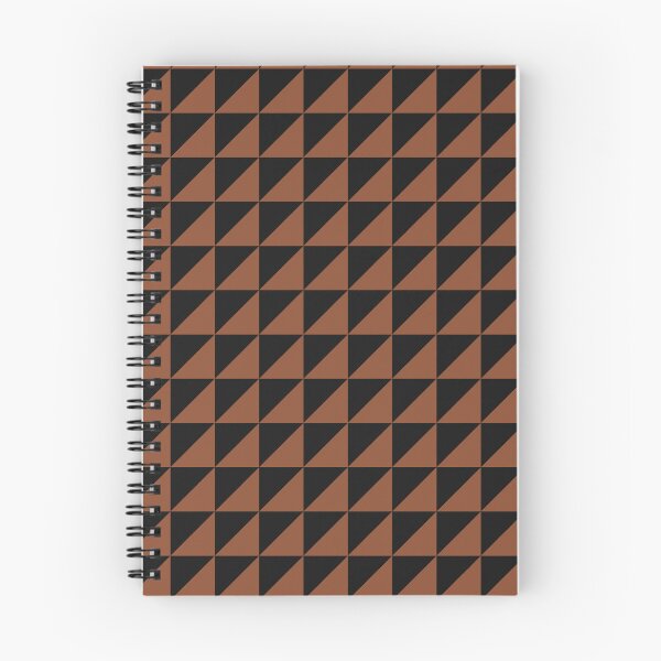 Item preview, Black And Copper Triangle Mosaic Pattern designed and sold by pattern-archive.