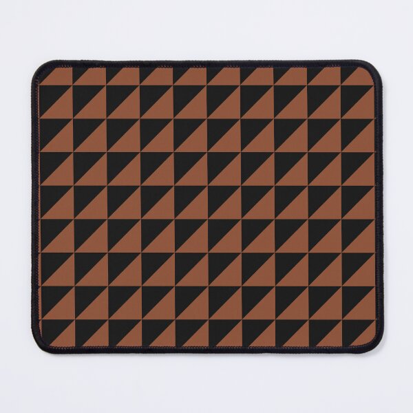Item preview, Black And Copper Triangle Mosaic Pattern designed and sold by pattern-archive.