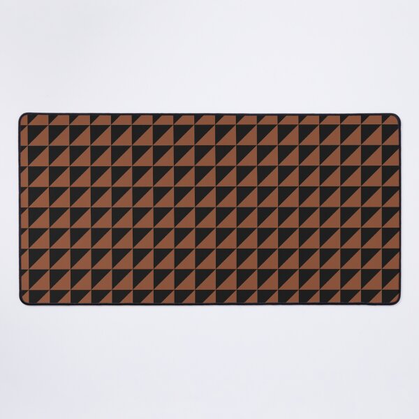 Item preview, Black And Copper Triangle Mosaic Pattern designed and sold by pattern-archive.