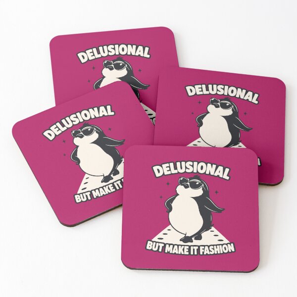 Item preview, But Make It Fashion Meme — Funny Chubby Penguin In Sunglasses — Sarcastic Delulu designed and sold by MalisoStickers.