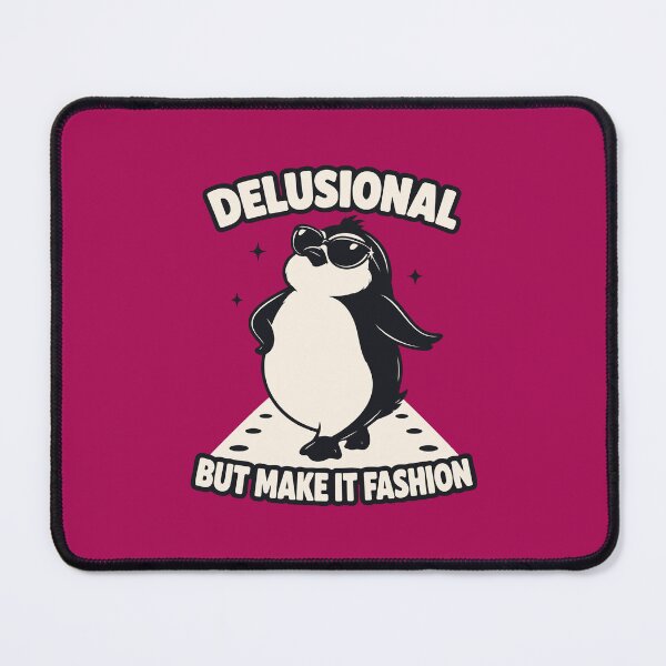 Item preview, But Make It Fashion Meme — Funny Chubby Penguin In Sunglasses — Sarcastic Delulu designed and sold by MalisoStickers.