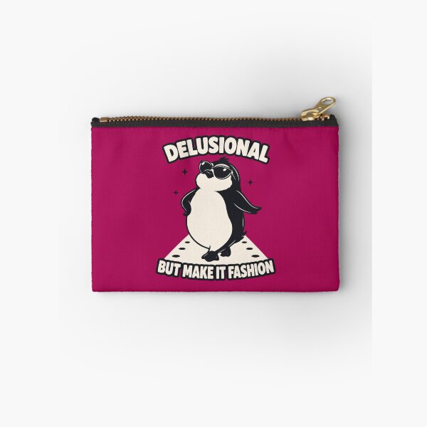 Item preview, But Make It Fashion Meme — Funny Chubby Penguin In Sunglasses — Sarcastic Delulu designed and sold by MalisoStickers.