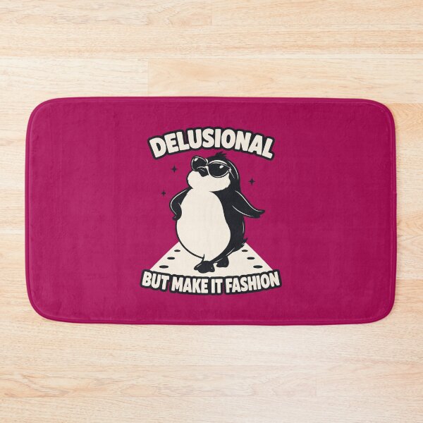 Item preview, But Make It Fashion Meme — Funny Chubby Penguin In Sunglasses — Sarcastic Delulu designed and sold by MalisoStickers.