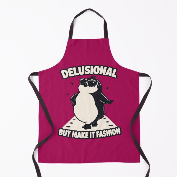 Item preview, But Make It Fashion Meme — Funny Chubby Penguin In Sunglasses — Sarcastic Delulu designed and sold by MalisoStickers.