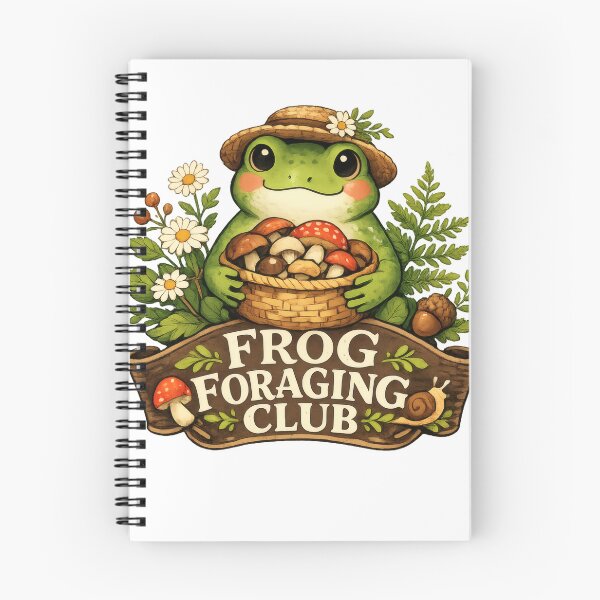 Item preview, Frog Foraging Club Mushroom Lover designed and sold by TheRealTaria.
