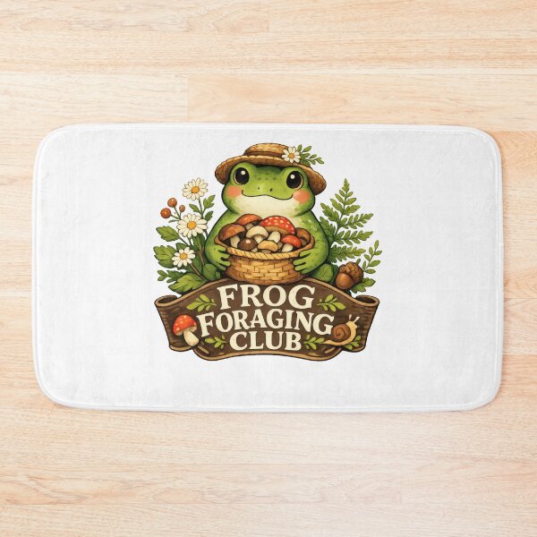 Item preview, Frog Foraging Club Mushroom Lover designed and sold by TheRealTaria.