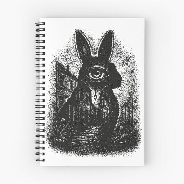 Item preview, Surreal Rabbit Alley Engraving designed and sold by Past in Threads.