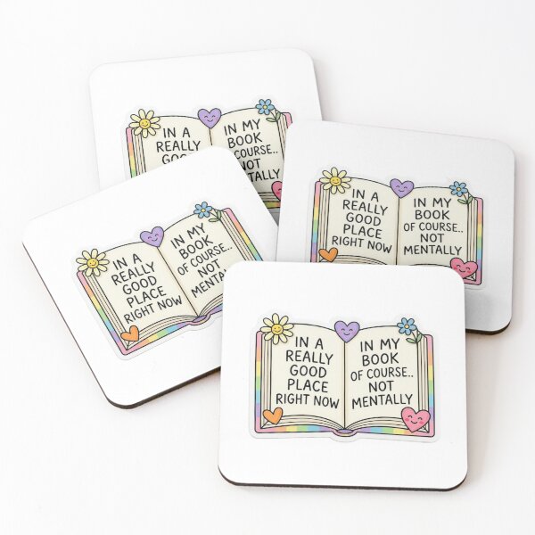 Item preview, In A Really Good Place Right Now In My Book designed and sold by raedattia.