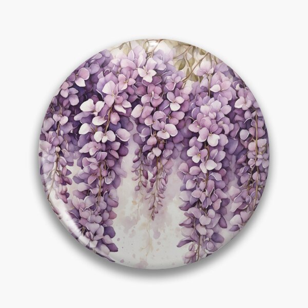 Item preview, Wisteria Blossom Watercolor Painting designed and sold by RawNaturePrints.