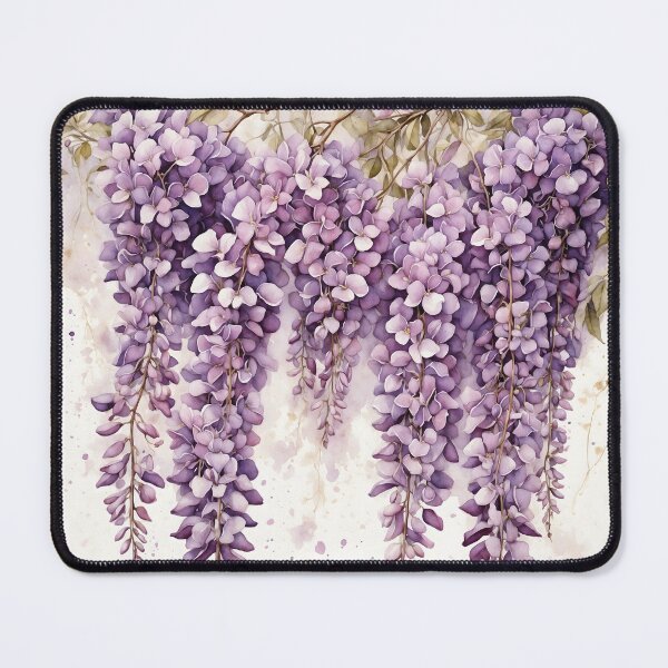 Item preview, Wisteria Blossom Watercolor Painting designed and sold by RawNaturePrints.