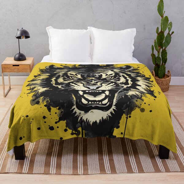 Item preview, Another of Tiger Spirit Sumi E Japanese Ink Art Fierce Big Cat Shirt designed and sold by The Fine Print by BassAddict.