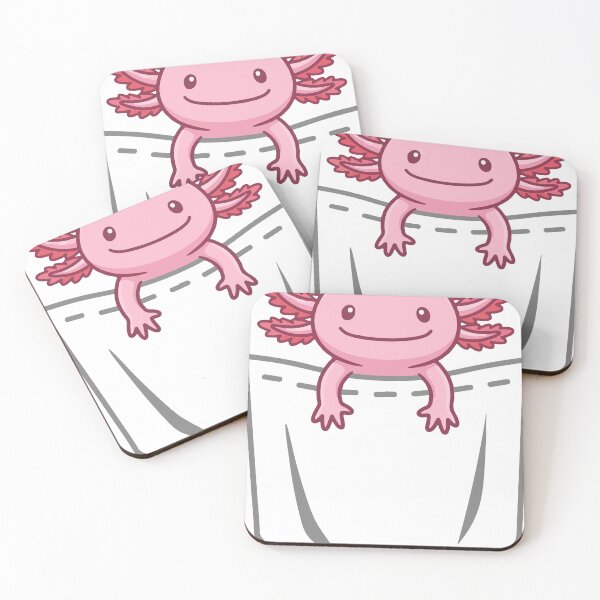 Item preview, Cute Pocket Axolotl designed and sold by BobaTeeStore.