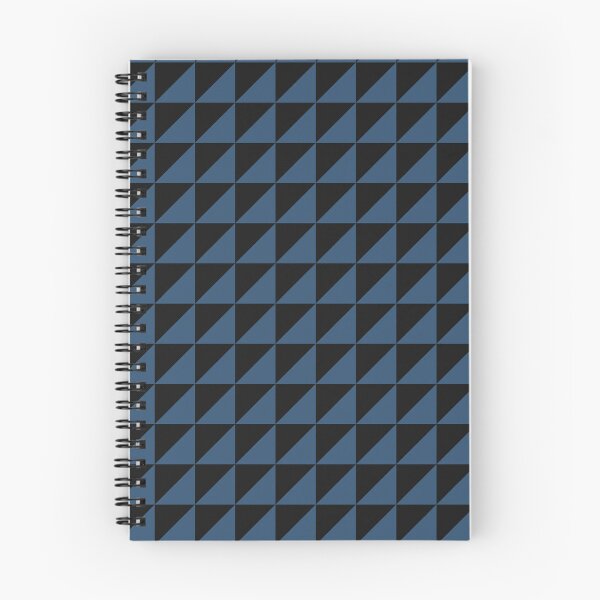 Item preview, Black And Denim Triangle Mosaic Pattern designed and sold by pattern-archive.