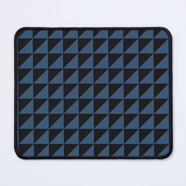 Item preview, Black And Denim Triangle Mosaic Pattern designed and sold by pattern-archive.