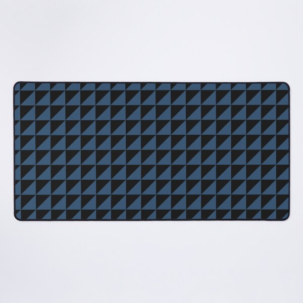 Item preview, Black And Denim Triangle Mosaic Pattern designed and sold by pattern-archive.