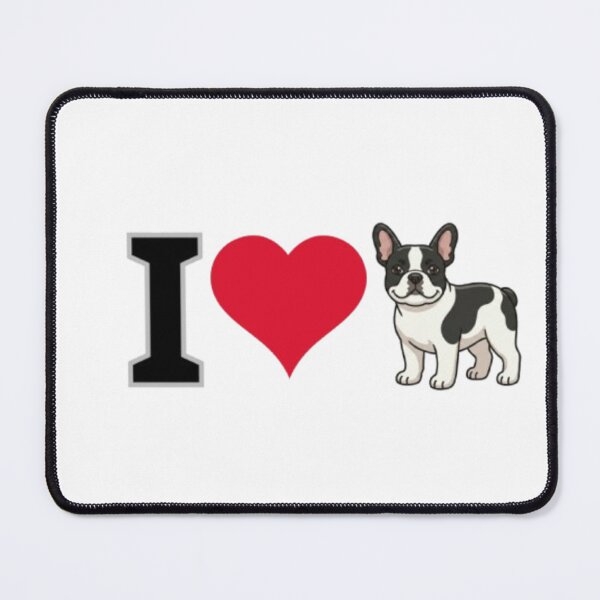 Item preview, Cute Pied French Bulldog Cartoon - Minimalist Frenchie Puppy Illustration designed and sold by Mourest.