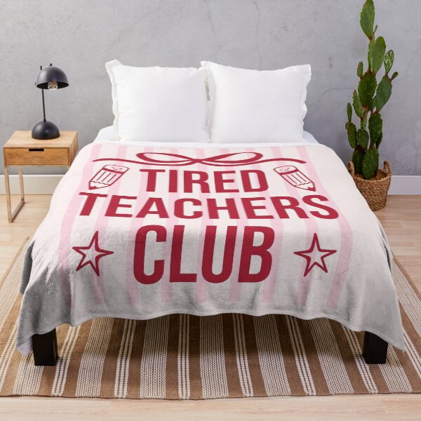 Item preview, Tired Teachers Club Funny School Staff Gift designed and sold by LASTIQUE-dd.