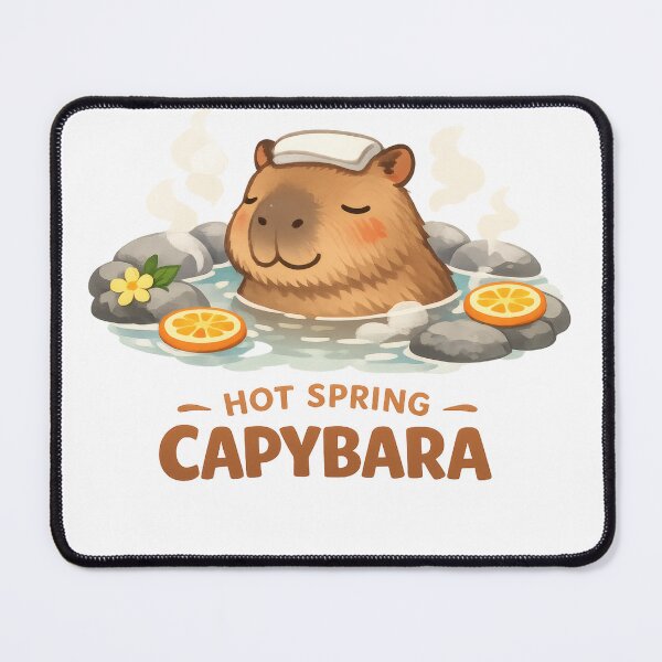 Item preview, Hot Spring Capybara Spa Day designed and sold by TheRealTaria.