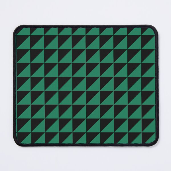 Item preview, Black And Green Triangle Mosaic Pattern designed and sold by pattern-archive.