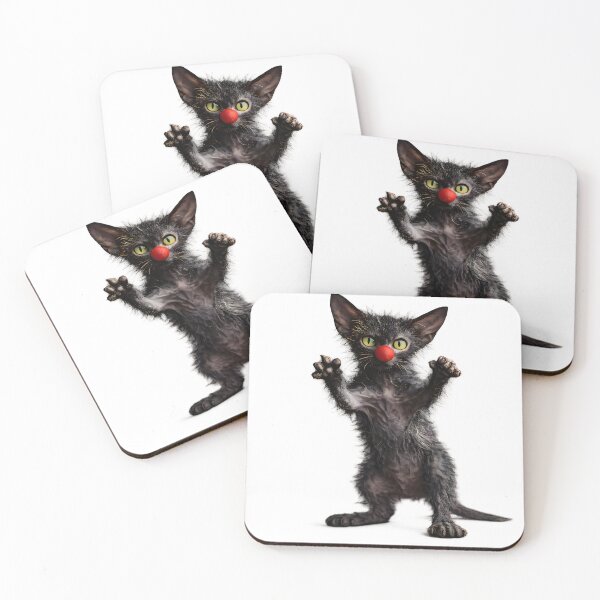 Item preview, Clown Lykoi Cat  designed and sold by Sp3ctrumOfColor.