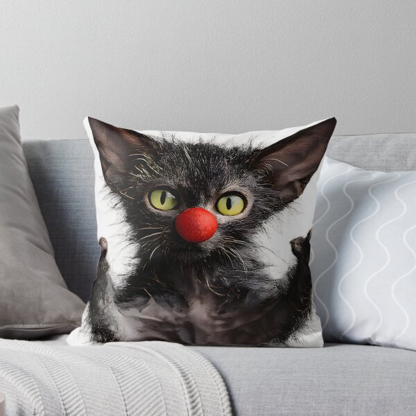 Item preview, Clown Lykoi Cat  designed and sold by Sp3ctrumOfColor.