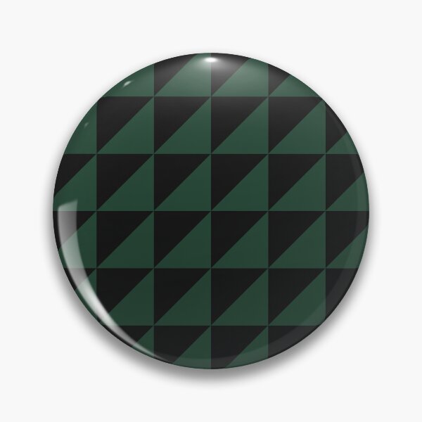 Item preview, Black And Forest Green Triangle Mosaic Pattern designed and sold by pattern-archive.