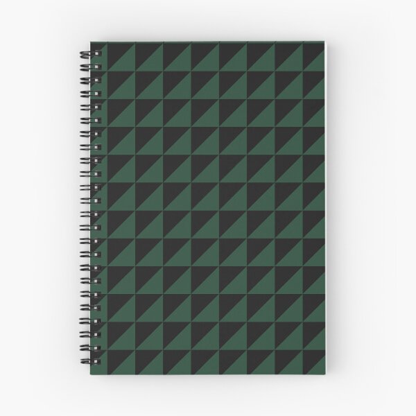 Item preview, Black And Forest Green Triangle Mosaic Pattern designed and sold by pattern-archive.