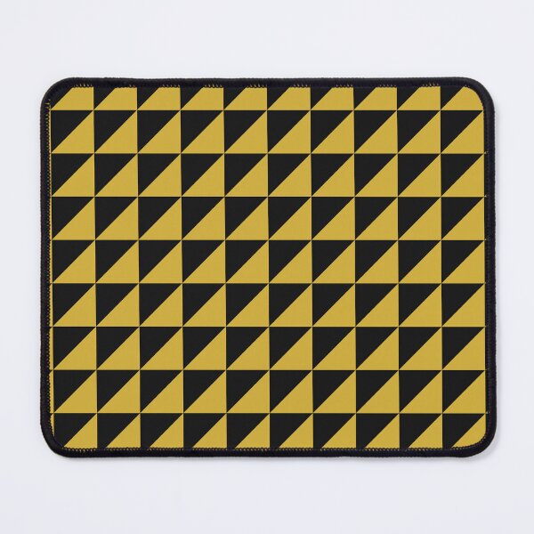 Item preview, Black And Gold Triangle Mosaic Pattern designed and sold by pattern-archive.