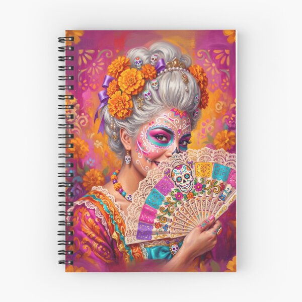Item preview, Day of the Dead Woman Portrait designed and sold by AnnArtshock.
