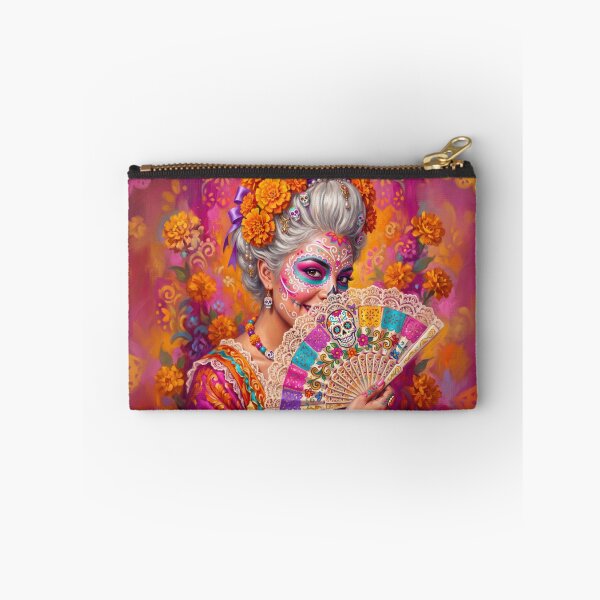 Item preview, Day of the Dead Woman Portrait designed and sold by AnnArtshock.