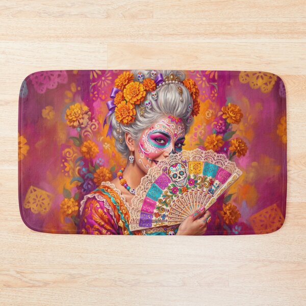 Item preview, Day of the Dead Woman Portrait designed and sold by AnnArtshock.