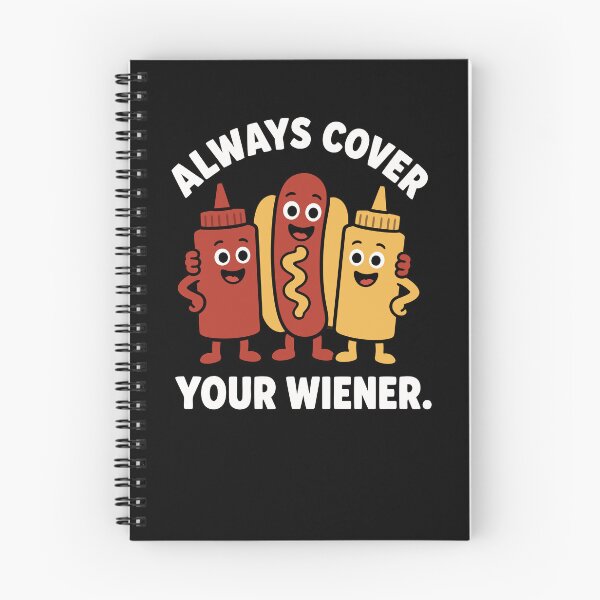 Item preview, Always Cover Your Wiener Funny Hot Dog Gear designed and sold by DynamicDesign.