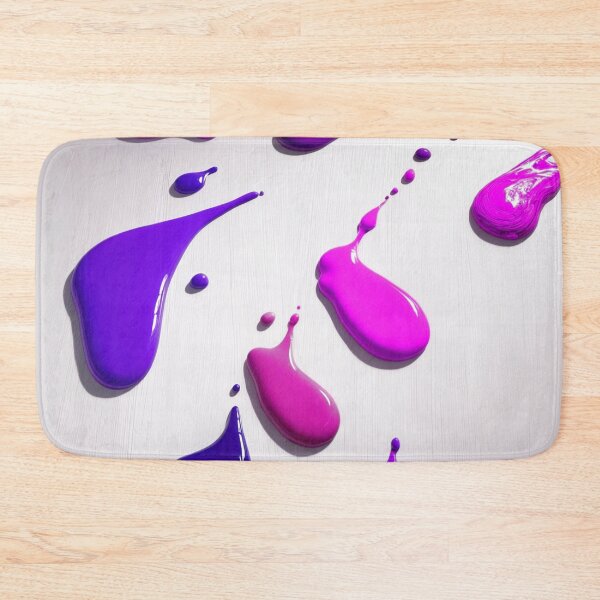 Item preview, Abstract 3D Paint Drips Purple and Magenta Pink designed and sold by Ingorgia Studio.
